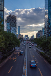 北京市朝阳区慈云寺桥城市建筑风景