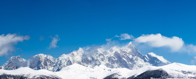 中国西藏林芝南迦巴瓦雪山
