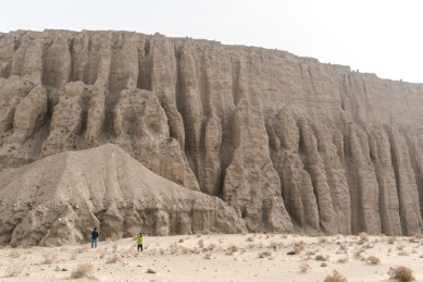 中国新疆巴音郭楞州且末县鳄鱼梁风光