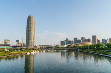 中国河南省郑州市城市风光