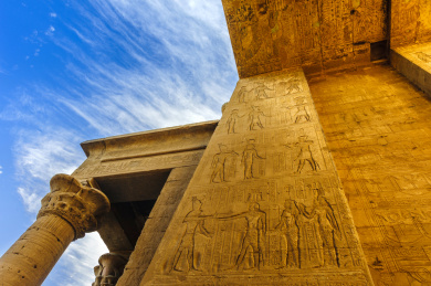 非洲埃及阿斯旺省艾德夫埃德富神庙