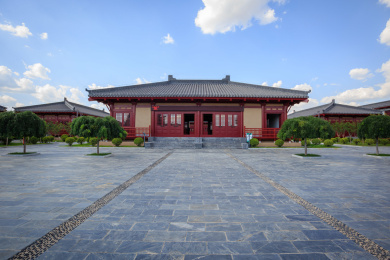 陕西宝鸡市岐山周原遗址博物馆建筑