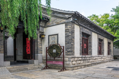 中国山东省济南市百花洲历史文化街区古代民居建筑