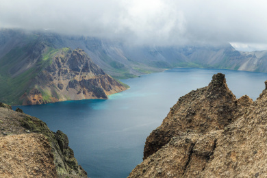 长白山天池自然景观