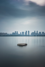 中国湖北省武汉市东湖风景区自然风光