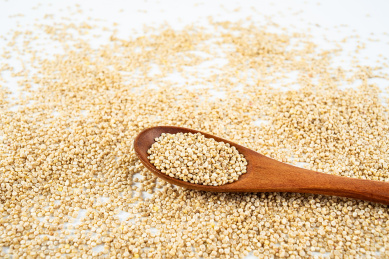 满屏丰收的粮食谷物藜麦米 