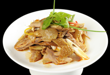 中国美食川菜凉菜蜀香椒麻鸡