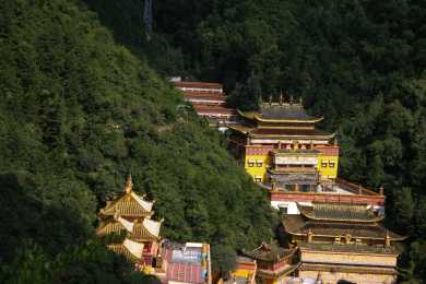 兰州国家级生态森林公园石佛沟景区景点
