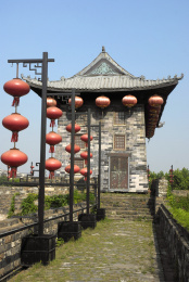 江苏省南京市中华门城楼建筑外景