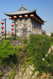 江苏省南京市中华门城楼建筑外景