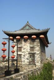 江苏省南京市中华门城楼建筑外景