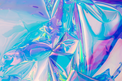 彩色薄膜多层叠加折射出奇幻感