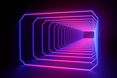 霓虹灯光空间