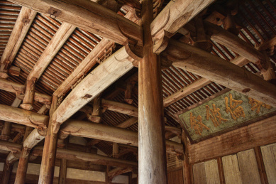 中国徽派古建筑内部木结构
