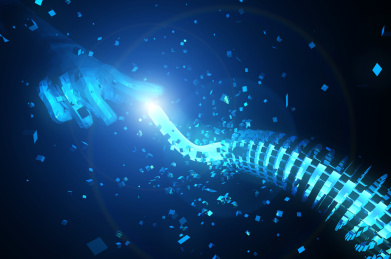 未来科技数据传输与人工智能科技，连通未来