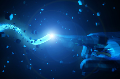 未来科技数据传输与人工智能科技，连通未来