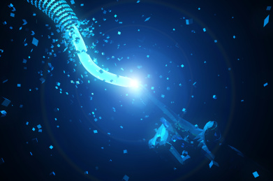 未来科技数据传输与人工智能科技，连通未来