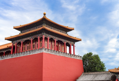 中国北京故宫东方古代宫廷建筑楼阁