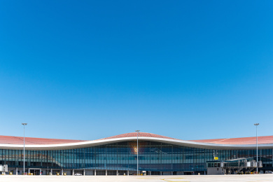 北京大兴国际机场航站楼外部