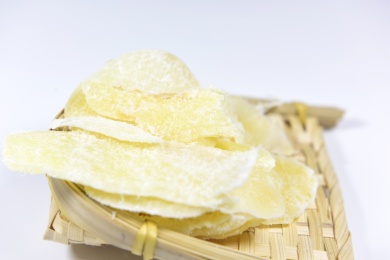 营养丰富的传统美食姜糖片果脯