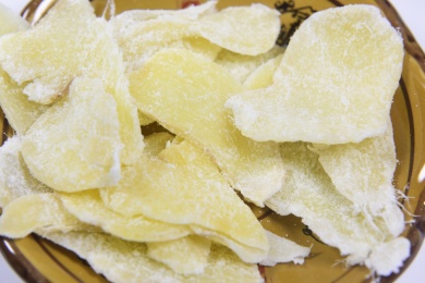 营养丰富的传统美食姜糖片果脯
