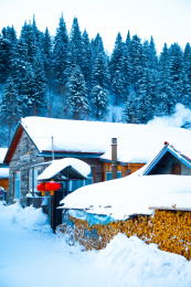 黑龙江省旅游胜地双峰林场雪乡