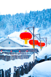 黑龙江省旅游胜地双峰林场雪乡