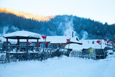 黑龙江省旅游胜地双峰林场雪乡