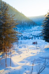 黑龙江省旅游胜地双峰林场雪乡
