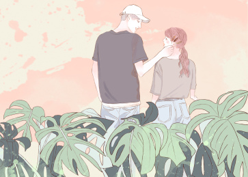 夕阳无限好的情侣时光