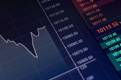 股票证券交易屏幕背景