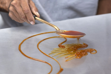 传统民间艺术画糖人制作过程