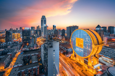 辽宁省沈阳市地标北站方圆大厦