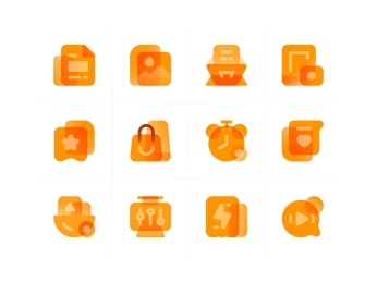 24种风格工具类图标系列