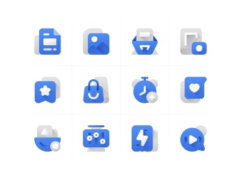 24种风格工具类图标系列