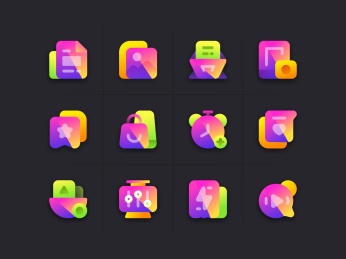 24种风格工具类图标系列