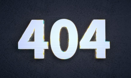  404科技感三维海报