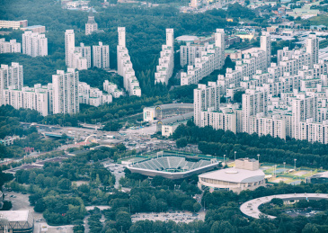 韩国首尔市中心现代建筑地标