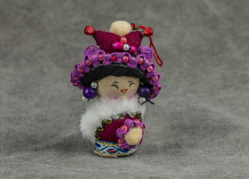 中国藏族人物棉织品女式玩偶工艺静物品