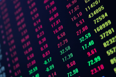 股票金融证券行情交易屏幕背景