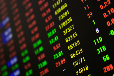 股票金融证券行情交易屏幕背景