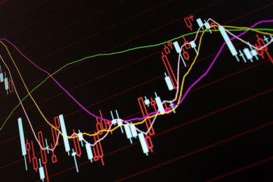 股票金融证券行情交易屏幕背景