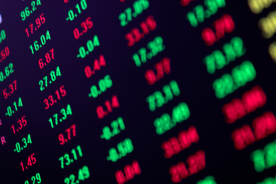 股票金融证券行情交易屏幕背景