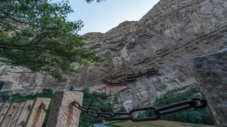 中国山西大同浑源悬空寺