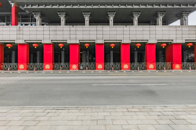 浙江省温岭市高铁火车站建筑景观