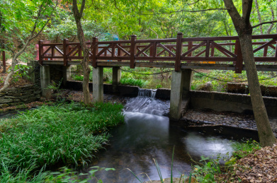 武汉黄陂木兰天池风景区夏末初秋风光