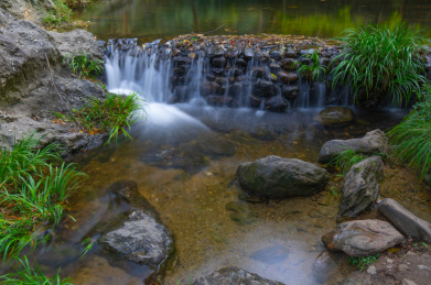 武汉黄陂木兰天池风景区夏末初秋风光