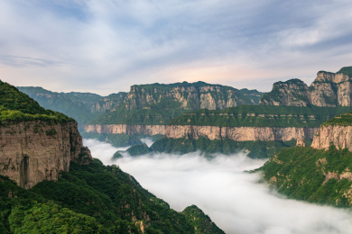 中国河南省新乡市回龙镇天界山云海