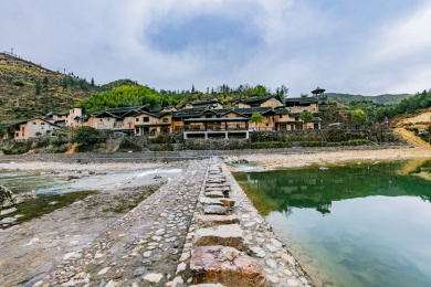 福建省寿宁县下党乡古村落民宅建筑物环境