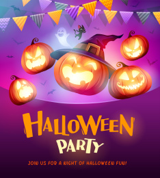 万圣节庆祝派对。 万圣南瓜杰克派对。